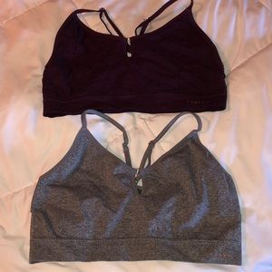 Two danskin sports bra never worn.